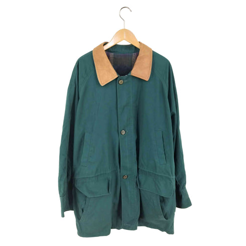 ロンドンフォグ LONDON FOG 80S 襟レザー ハーフコート メンズ JPN:XL
