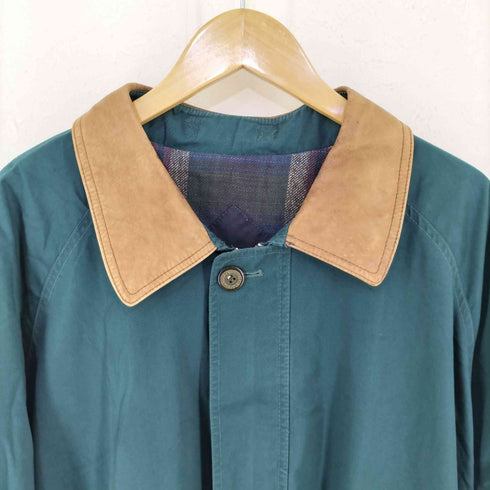 ロンドンフォグ LONDON FOG 80S 襟レザー ハーフコート メンズ JPN:XL