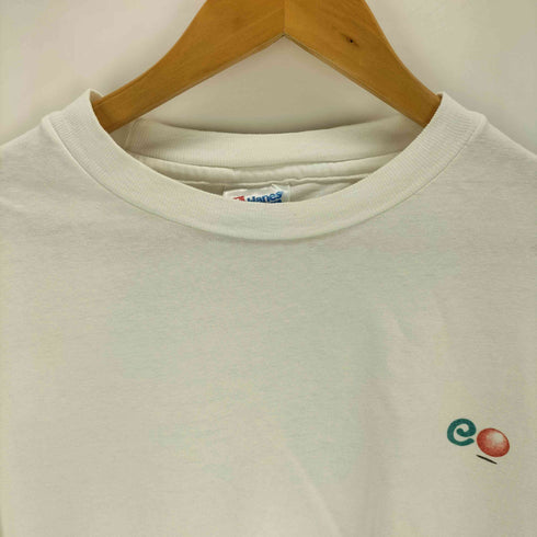 ヘインズ Hanes 80~90s USA製 両面プリント クルーネックTシャツ メンズ JPN:XL