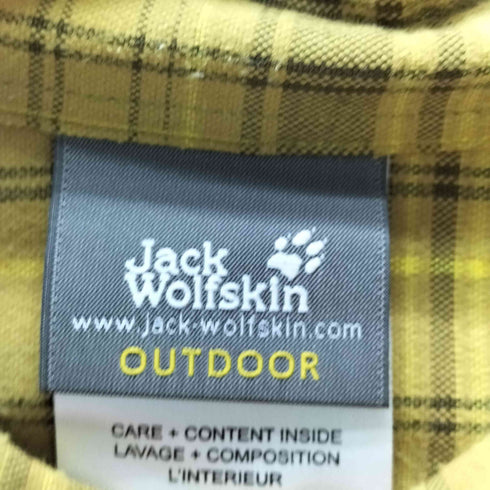 ジャックウルフスキン JACK WOLFSKIN OURDOOR L/S チェック ネル シャツ メンズ import:S