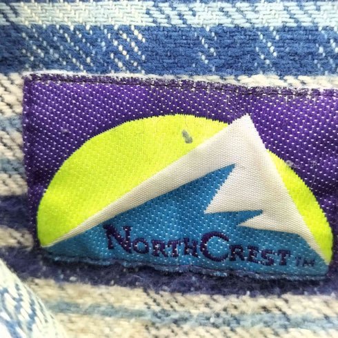 90s NORTH CREST チェック柄ネルシャツ メンズ