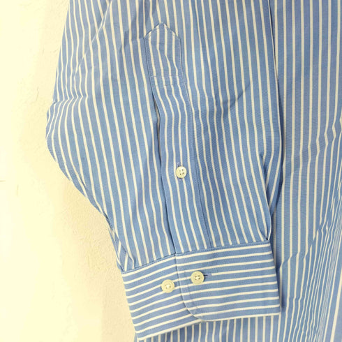 ブルックスブラザーズ 346 BROOKS BROTHERS マレーシア製 ストライプボタンダウンシャツ メンズ 18 6/7