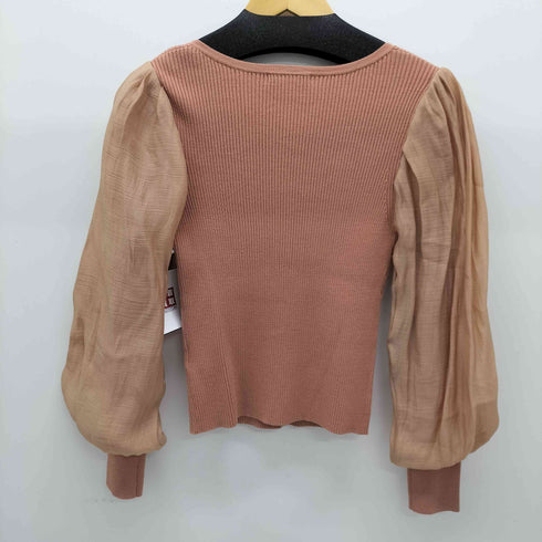 スライ SLY 23SS SHEER S/L SQUARE N/C トップス レディース FREE