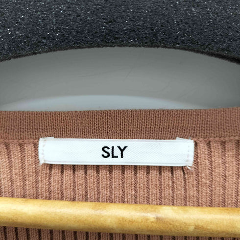 スライ SLY 23SS SHEER S/L SQUARE N/C トップス レディース FREE