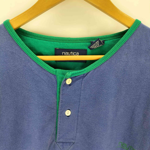 ノーティカ NAUTICA 90s ヘンリーネックカットソー メンズ JPN:XL