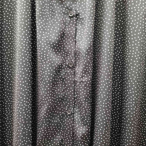 ミラオーウェン Mila Owen 22SS ドット L/S ノーカラー シャツ ワンピース レディース ONE SIZE