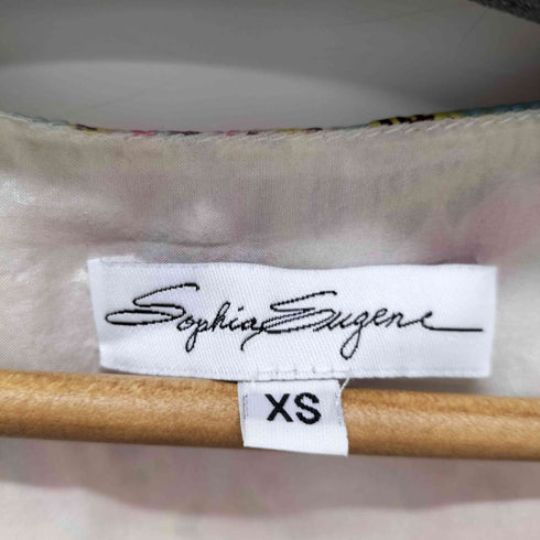ペイズリー柄 パフスリーブミニワンピース レディース JPN:XS