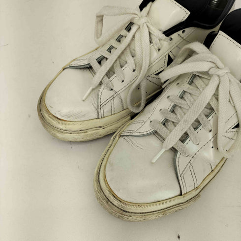 コンバース CONVERSE 日本製 ワンスターレザースニーカー レディース 4 1/2