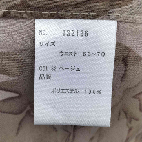 花柄 シアースカート レディース 60-70
