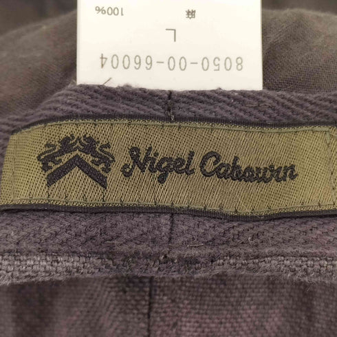 ナイジェルケーボン NIGEL CABOURN CASQUETTE LINEN PIN OXキャスケット メンズ L