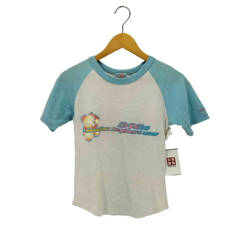 ピコ PIKO 00s Y2K ラメロゴ ラグランTシャツ レディース JPN:M
