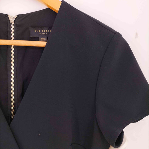 テッドベーカー TED BAKER 花柄 Vネック ワンピース レディース US:0-2