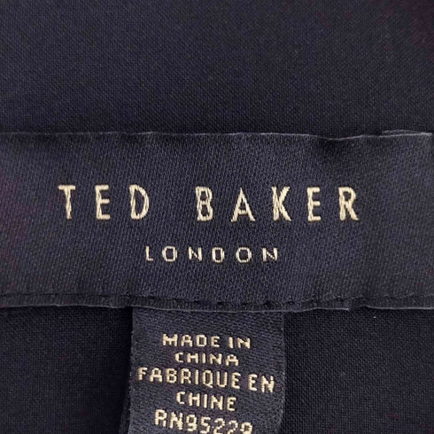 テッドベーカー TED BAKER 花柄 Vネック ワンピース レディース US:0-2