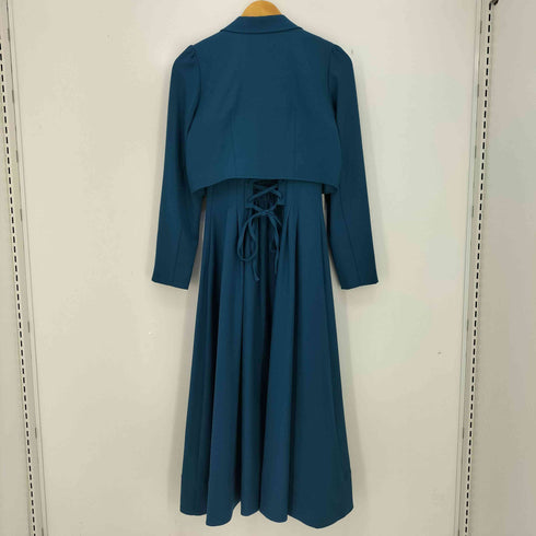 アンドクチュール And Couture バックレースアップ ワンピース ジャケット レディース JPN:38