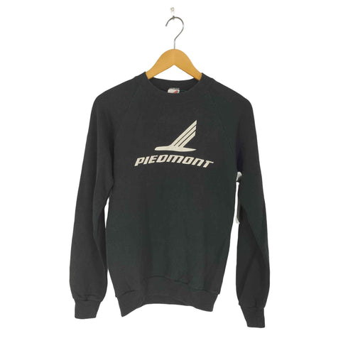 ジャージーズ JERZEES 80~90S MADE IN USA PIEDMONT プリントラグランスウェット メンズ S