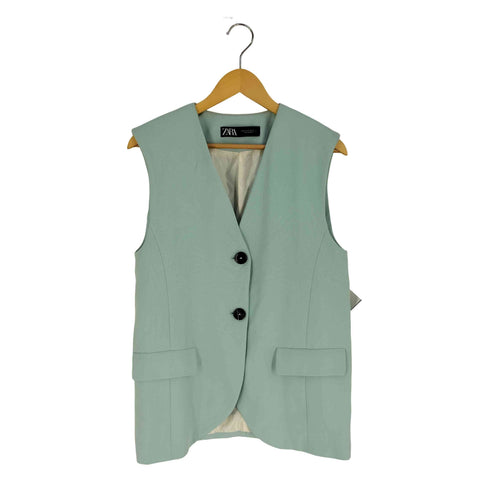 ザラ ZARA 2B Vネックベスト レディース import:XS