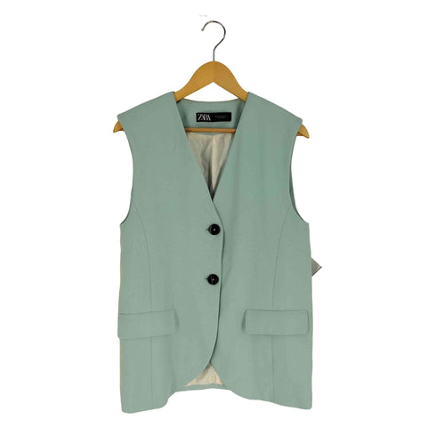 ザラ ZARA 2B Vネックベスト レディース import:XS