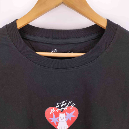 IN THE MOODS プリントクルーネックS/S Tシャツ メンズ