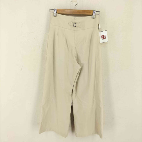 ma couleur ハイストレッチ ハイウエスト タックパンツ レディース JPN:38