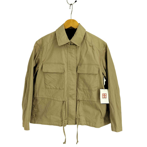 ユニクロシー UNIQLO:C 24SS コットン ブレンド ドローストリング ジャケット レディース JPN:M