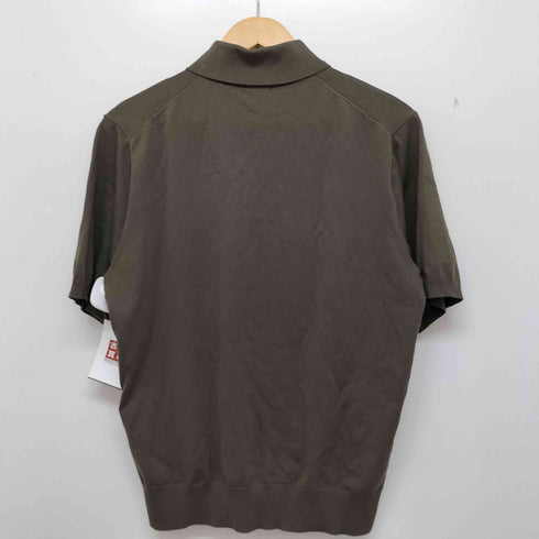 ユニクロ UNIQLO 25ss ウォッシャブルニットポロセーター半袖 メンズ JPN:M