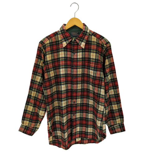 ペンドルトン PENDLETON 70s USA製 フランネルチェック レギュラーカラー長袖シャツ メンズ M