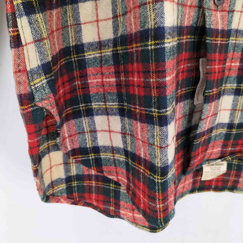 ペンドルトン PENDLETON 70s USA製 フランネルチェック レギュラーカラー長袖シャツ メンズ M
