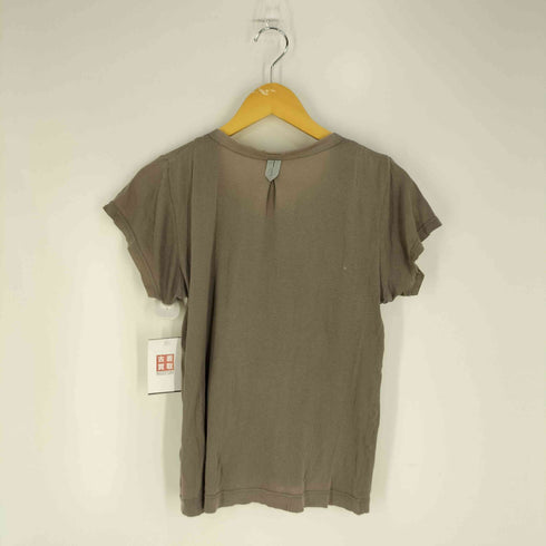 マーガレットハウエル MARGARET HOWELL 切替 ヘンリーネックTシャツ レディース FREE