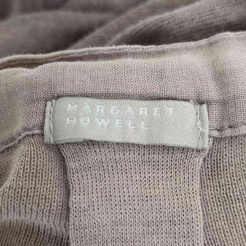 マーガレットハウエル MARGARET HOWELL 切替 ヘンリーネックTシャツ レディース FREE