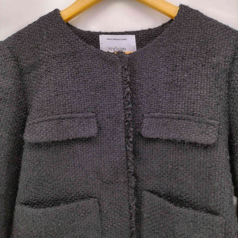 regleam 24SS フリンジツイードジャケット レディース JPN:M