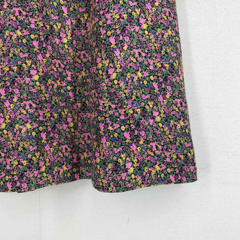 TAKATOMI ELEGANCE 花柄 バンドカラー クロップド ワンピース レディース