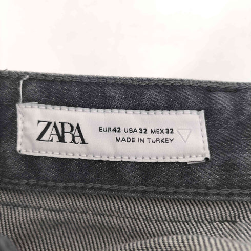 ザラ ZARA ワイドデニムパンツ メンズ US:32-33