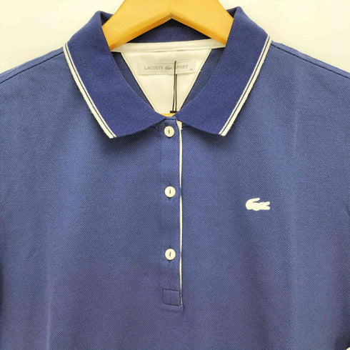 ラコステスポーツ LACOSTE SPORT ワンポイント 刺繍 ポロシャツ レディース FR:38