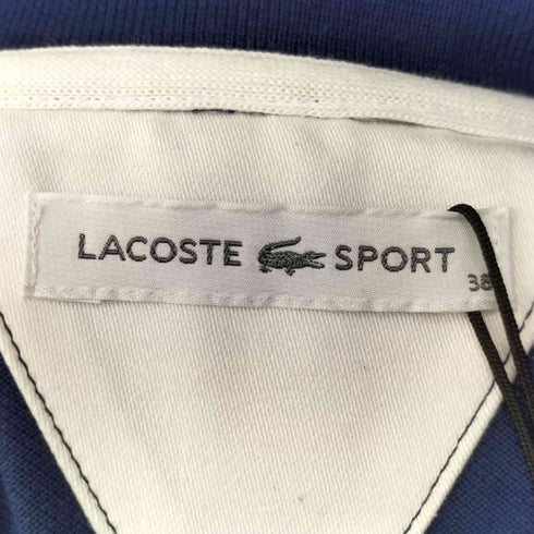 ラコステスポーツ LACOSTE SPORT ワンポイント 刺繍 ポロシャツ レディース FR:38