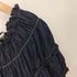 トリココムデギャルソン tricot COMME des GARCONS AD2012 デニム フリル チュニック レディース JPN:M