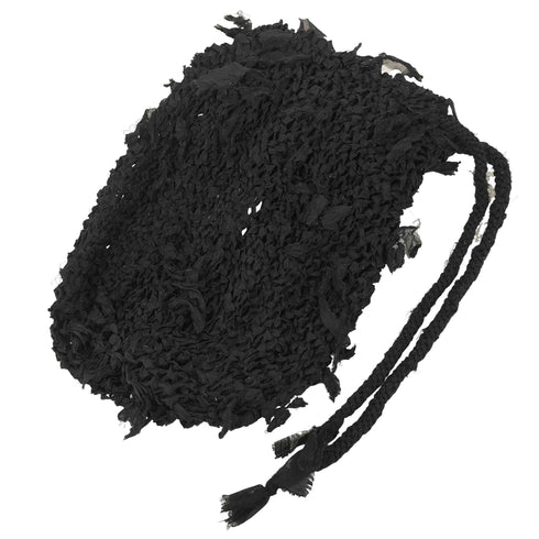 イッセイミヤケミー ISSEY MIYAKE me ローゲージ 編み リボン ポーチ レディース