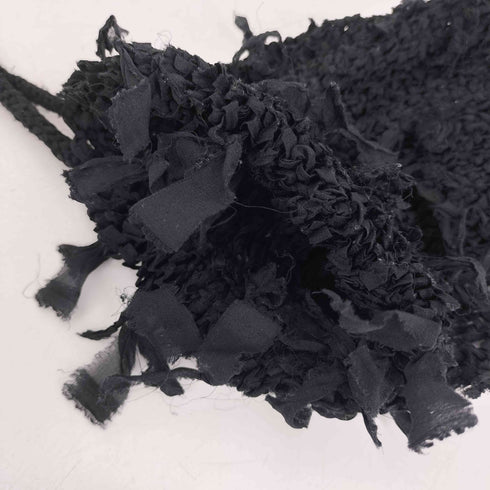 イッセイミヤケミー ISSEY MIYAKE me ローゲージ 編み リボン ポーチ レディース