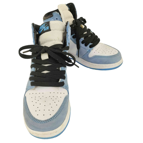 ジョーダンブランド JORDAN BRAND GS Air Jordan 1 High White University Blue レディース JPN:24