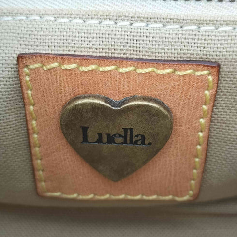 Luella ルエラ スペイン製 ハート チャーム ジゼル ティールレザー ハンドバッグ レディース