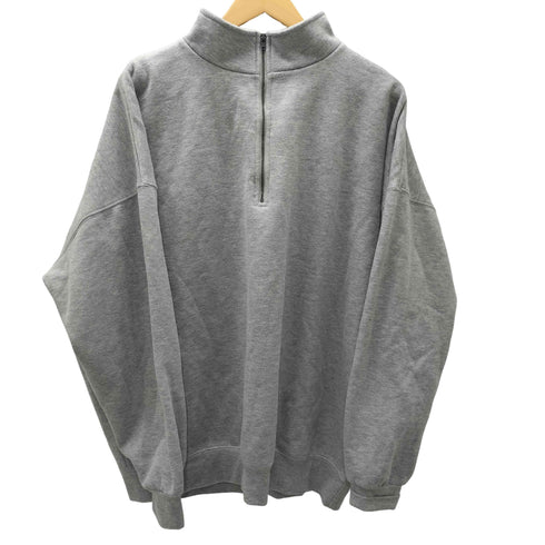 ユニット uniit ヘビー ウエイトBIG ハーフ ジップ スウェット 肉厚 ビックシルエット メンズ JPN:XL