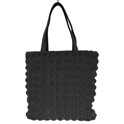 イッセイミヤケホワイトレーベル ISSEY MIYAKE WHITE LABEL 14SS ロゴ刻印 ボール エンボス ハンドバッグ メンズ