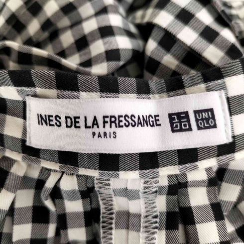 ユニクロイネスドラフレサンジュ UNIQLO INES DE LA FRESSANGE コットンツイルギャザースカート レディース 11