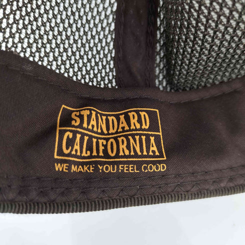 スタンダードカリフォルニア STANDARD CALIFORNIA 5パネル フロント ワッペン メッシュ キャップ メンズ FREE