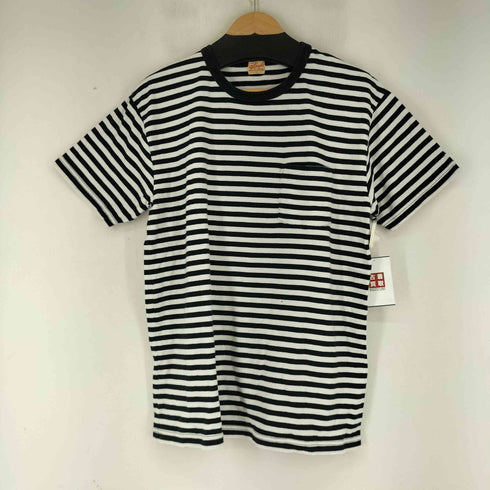 ホワイツビル Whitesville ボーダー S/S Tシャツ メンズ import:L