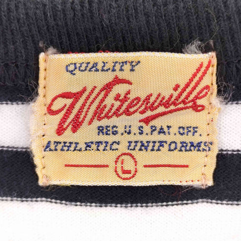 ホワイツビル Whitesville ボーダー S/S Tシャツ メンズ import:L