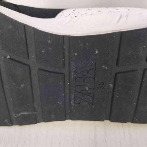 ザラ ZARA コントラストハイカットスニーカー レディース 38