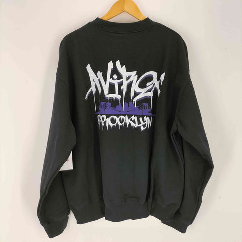 アヴィレックス AVIREX TAGGING BROOKLYN CREW NECK SWEAT メンズ JPN:XL