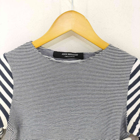 ジュンヤワタナベコムデギャルソン JUNYA WATANABE COMME des GARCONS ボーダー切り替えTシャツ レディース