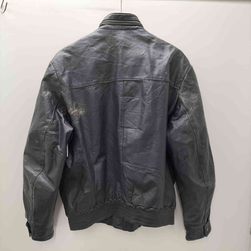 シアーズ Sears パッカブルフード ジップアップレザー ジャケット メンズ FR:46