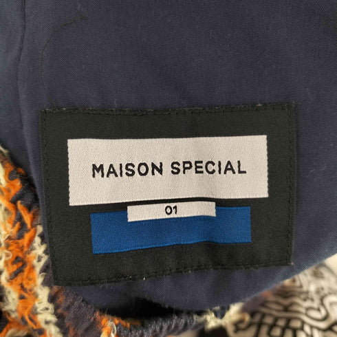 メゾンスペシャル MAISON SPECIAL ジグザグジャガードプライムパンツ レディース JPN:1